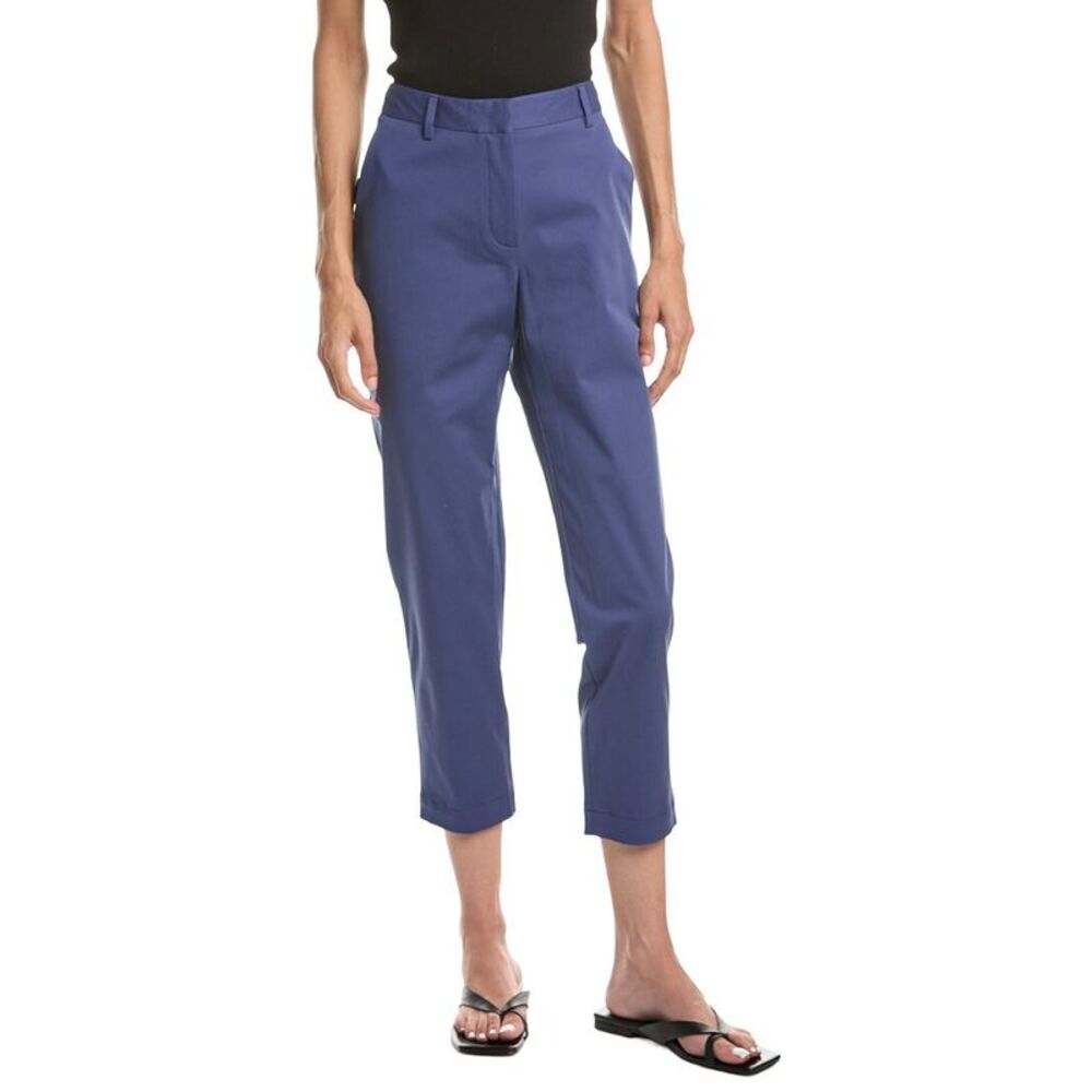 Eileen Fisher Womens  Petite Tapered Ankle Trouser